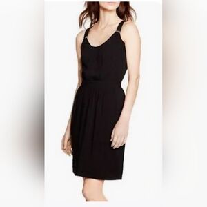 White House Black Market Elegant Black Dress, Medium